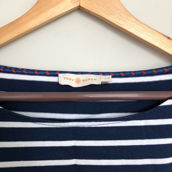 Tory burch striped mini dress with ruffles - Picture 4 of 5